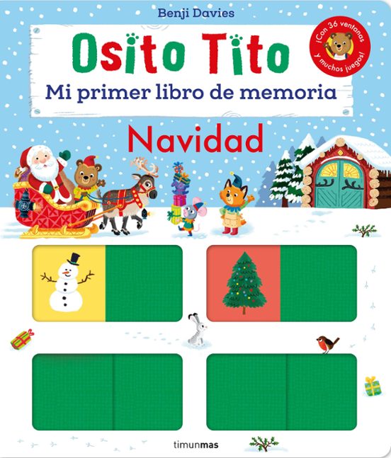 Osito Tito mi primer libro de memoria navidad