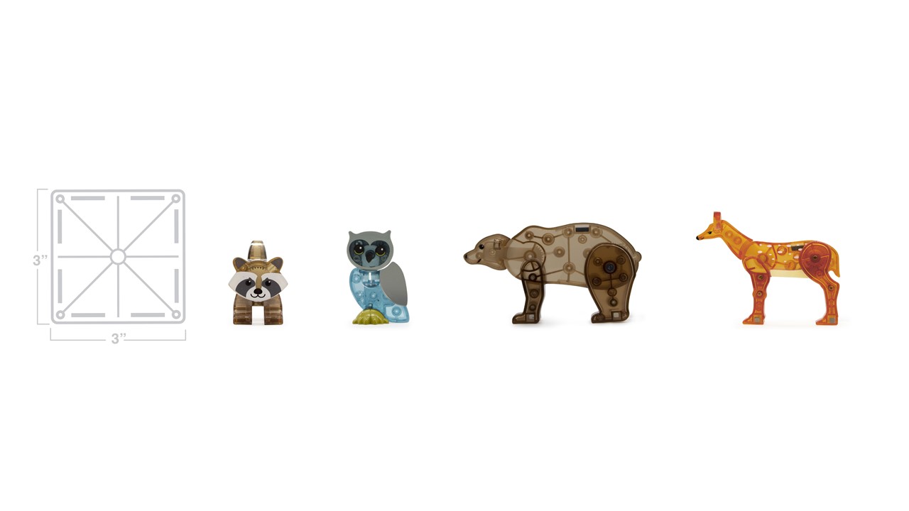 MAGNA-T Forest Animals™ Set 25 pcs - Imagen 9