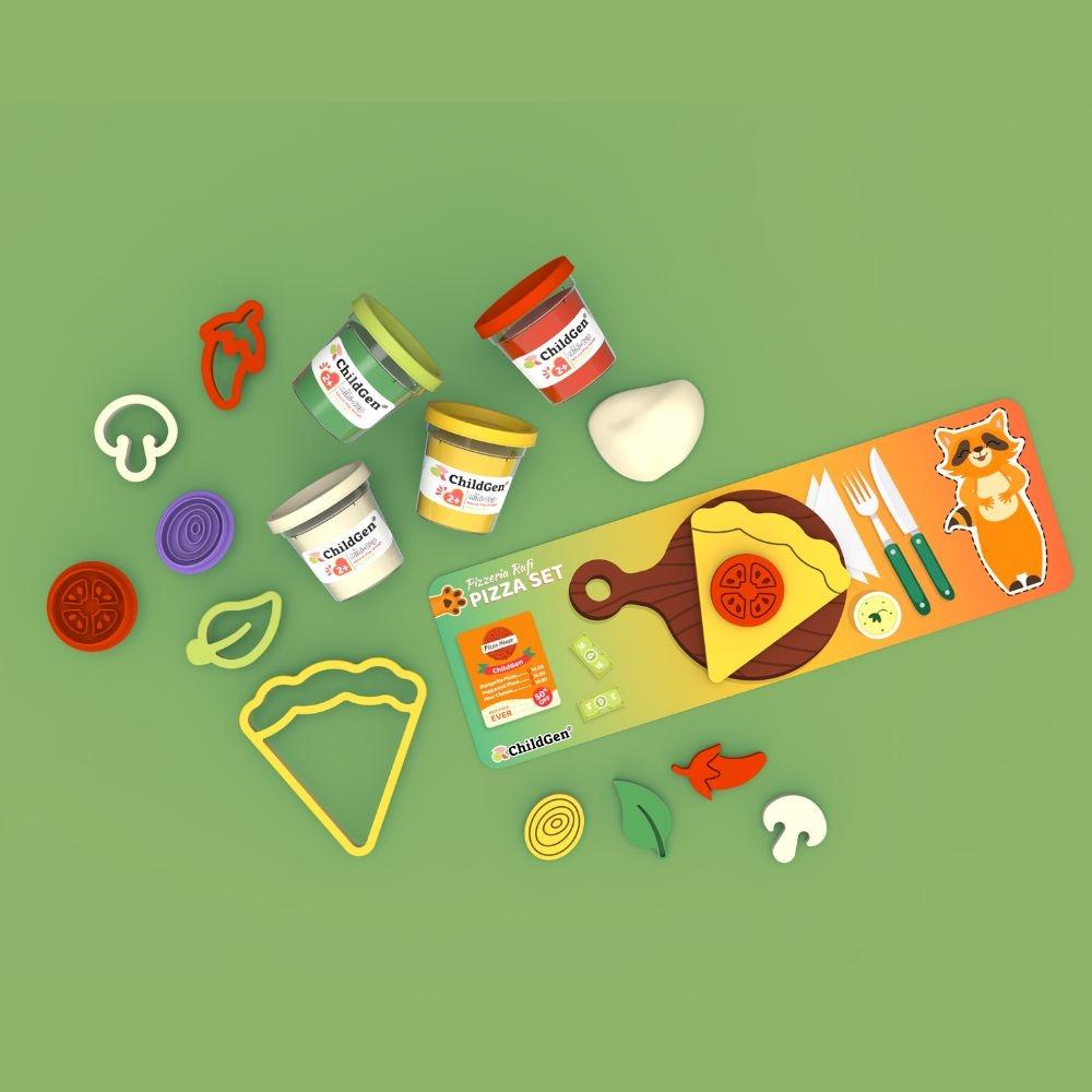 Plastilina Natural Paw Pals Pizza Set - Imagen 2