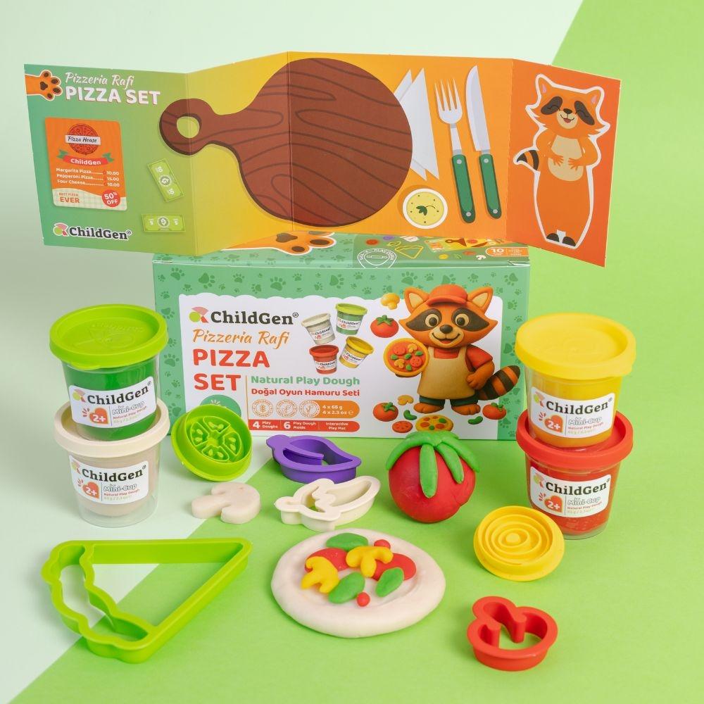 Plastilina Natural Paw Pals Pizza Set - Imagen 3