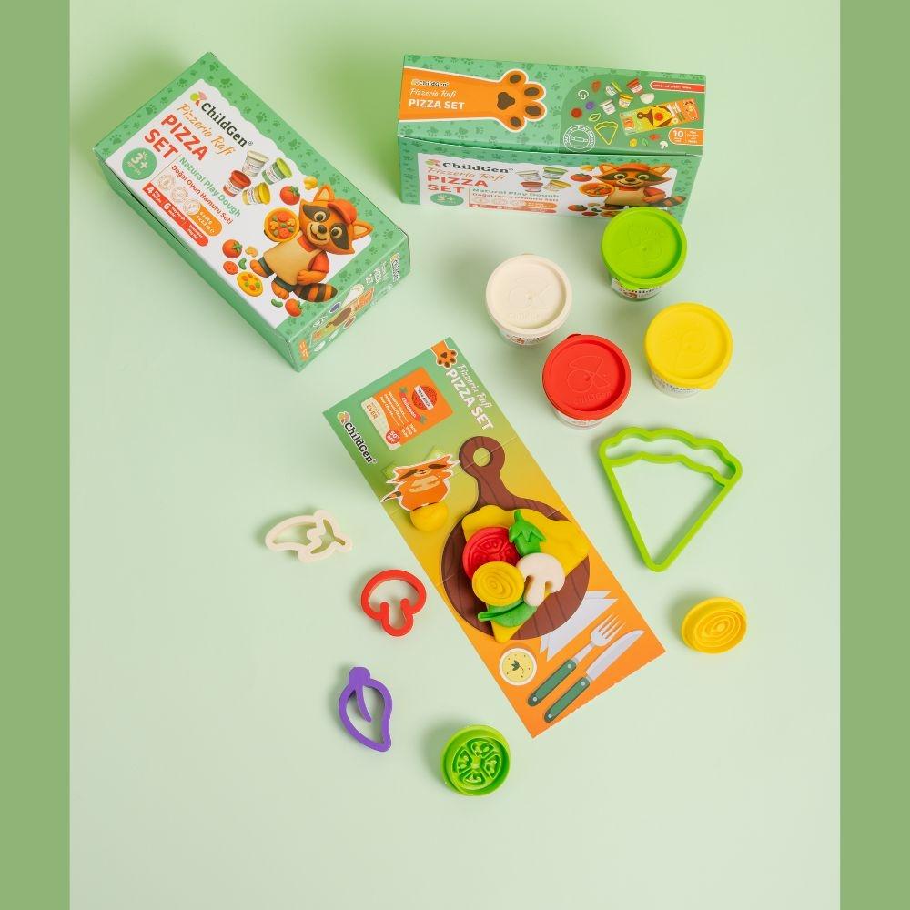 Plastilina Natural Paw Pals Pizza Set - Imagen 4