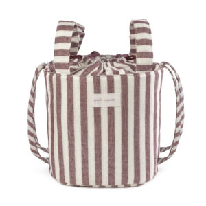 Bolsa Bucket Cherry Rayas
