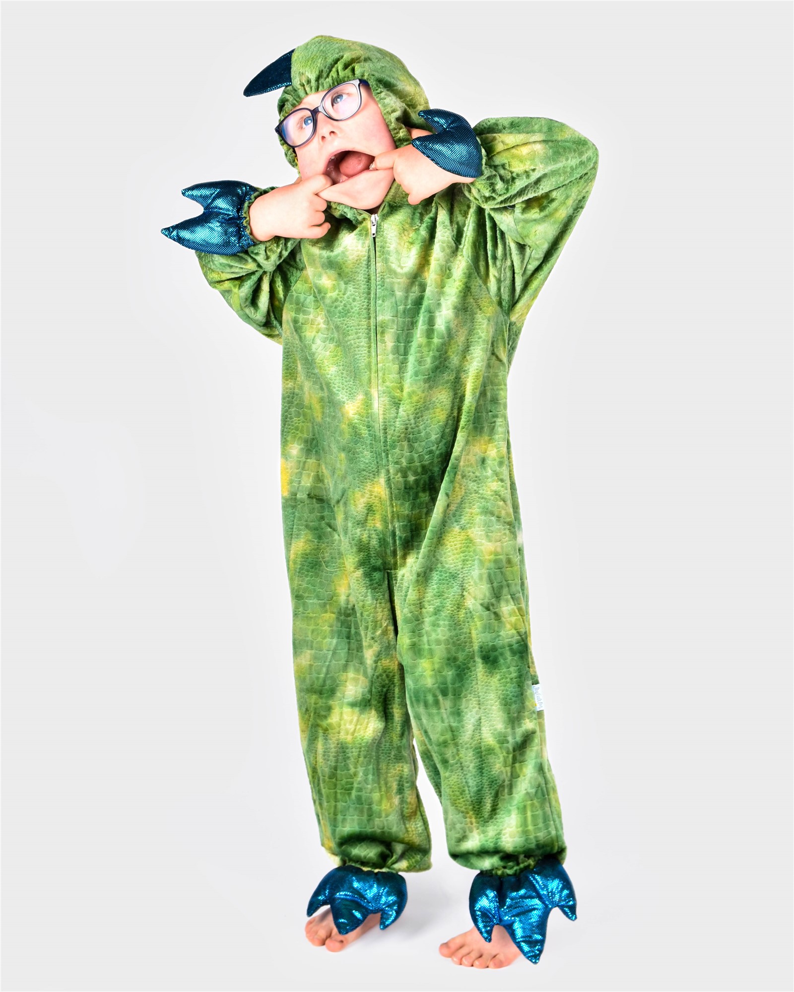 Disfraz Dino/Dragón Verde Den Goda Fen - Imagen 6