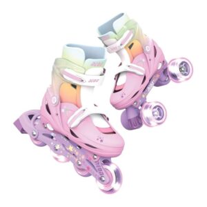 Patines Combo Neón Raimbow Rosa T. 30-33 volution