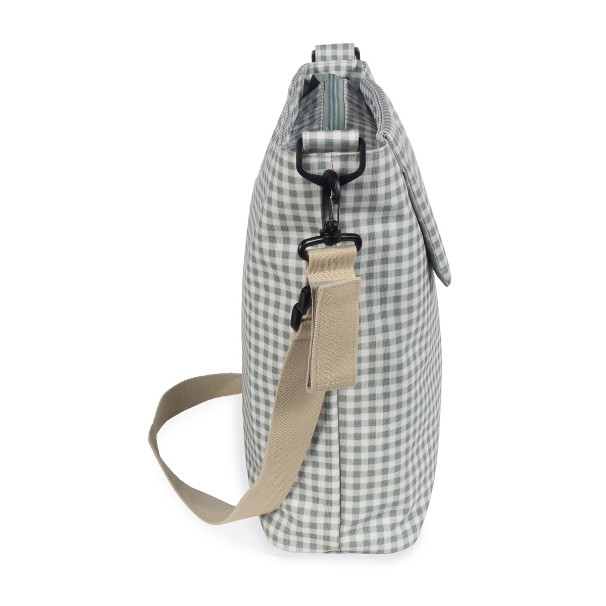Bolsa Canastilla I Love Vichy Verde Walking Mum - Imagen 4