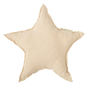 Cojín decorativo Estrella Lino Waffle 60x60 Bimbidreams