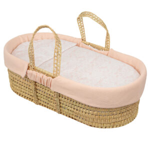 Funda interior Capazo Waffle 04 Rosa BimbiDreams