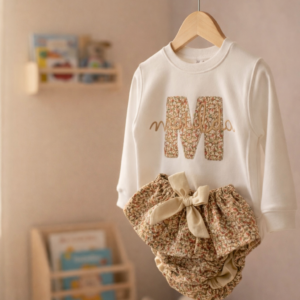 Conjunto Personalizado Sudadera y falda - braguita · Colección Amandé