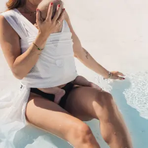 Fular Portabebés Koala Cuddle Breeze - Watersling Blanco
