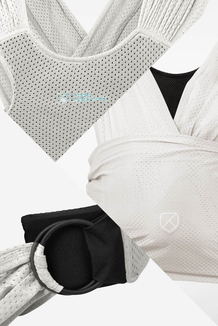Fular Portabebés Koala Cuddle Breeze - Watersling Blanco - Imagen 6