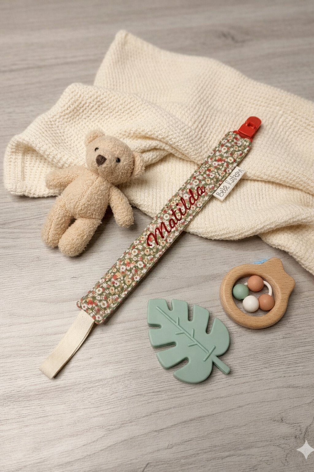 Chupetero Personalizable · Colección Amandé