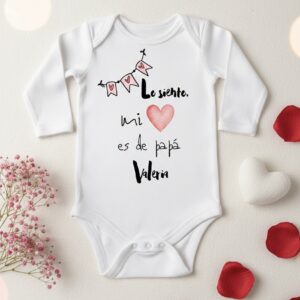 Body o Camiseta personalizada Corazón de Papá