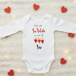 Body o Camiseta personalizada San Valentín de Tres