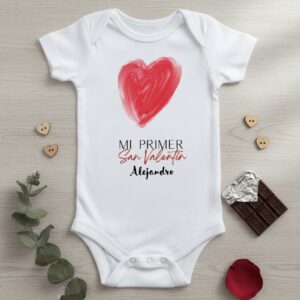Body o Camiseta personalizada Mi Primer San Valentín