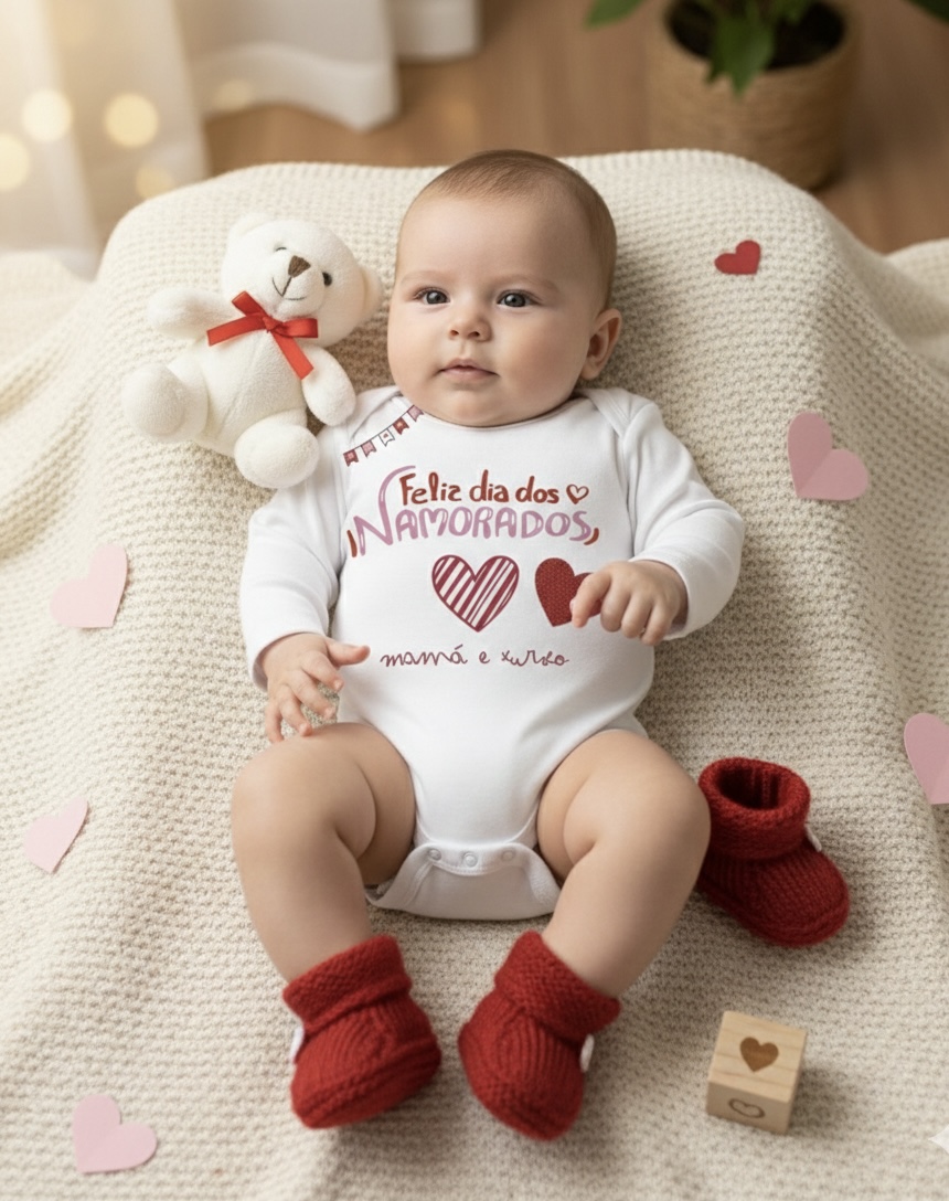 Body o Camiseta personalizada Namorados - Imagen 2