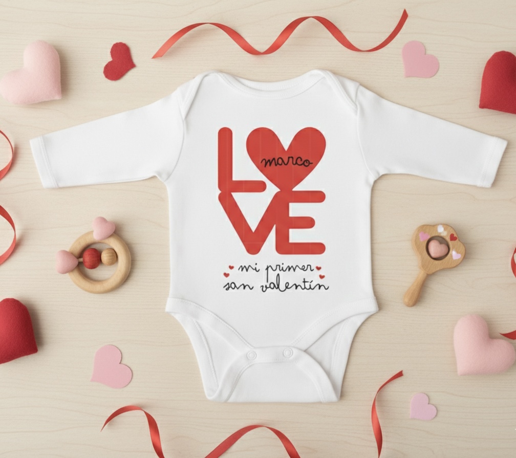Body o Camiseta personalizada Love