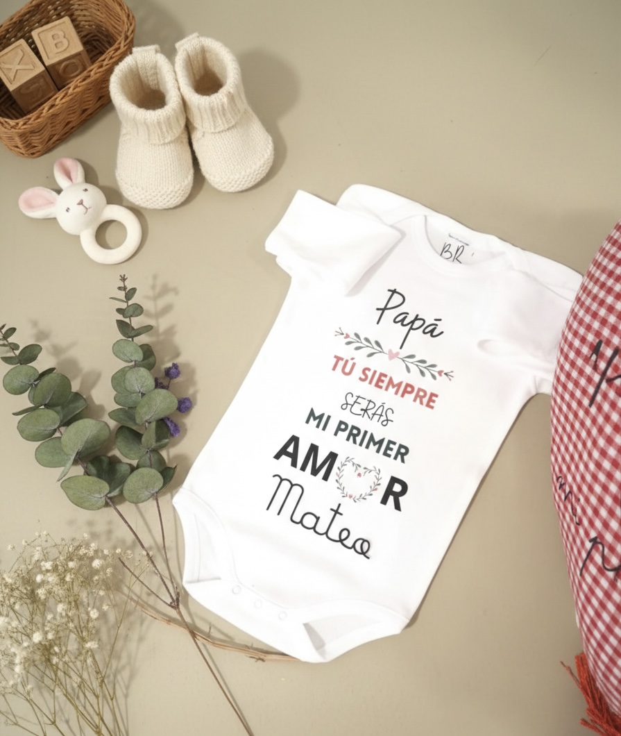 Body o Camiseta personalizada Papá/Mamá Mi primer amor