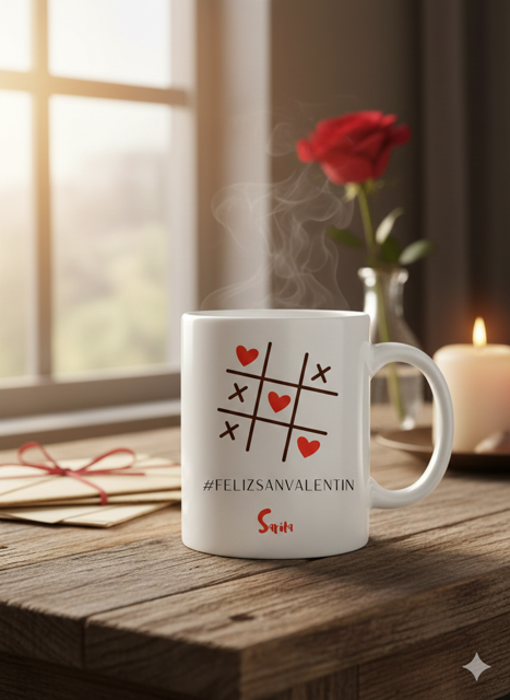 Taza personalizada Tres en Raya