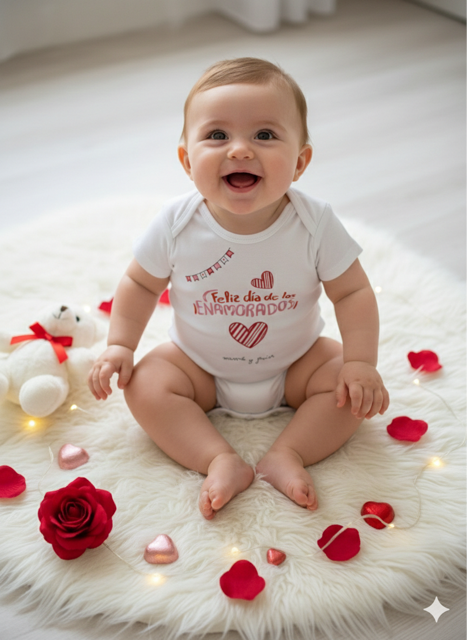 Body o Camiseta personalizada Feliz Día - Imagen 2