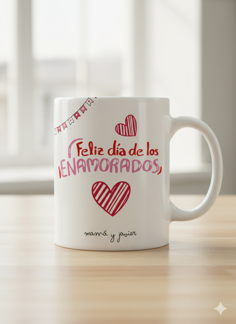 Taza personalizada Feliz Día