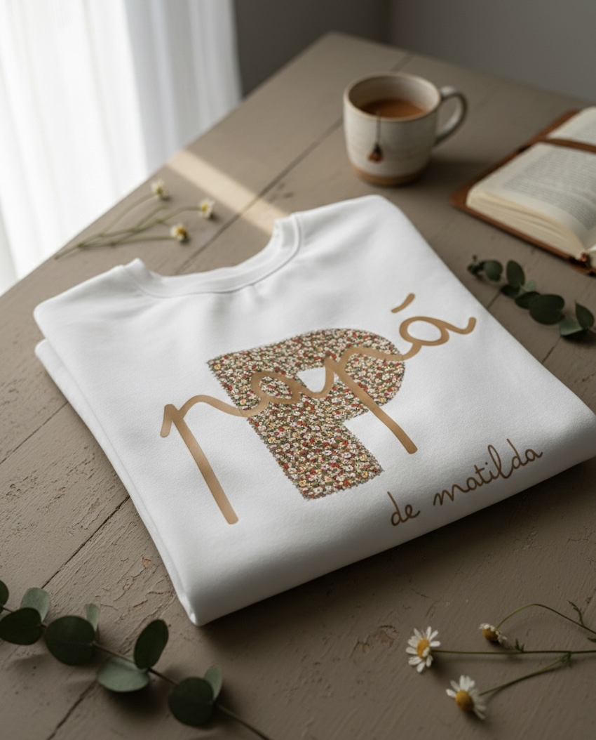 SUDADERA ADULTO PERSONALIZADA PARA PAPÁ, MAMÁ, ABUELOS Y PADRINOS .. - Imagen 3