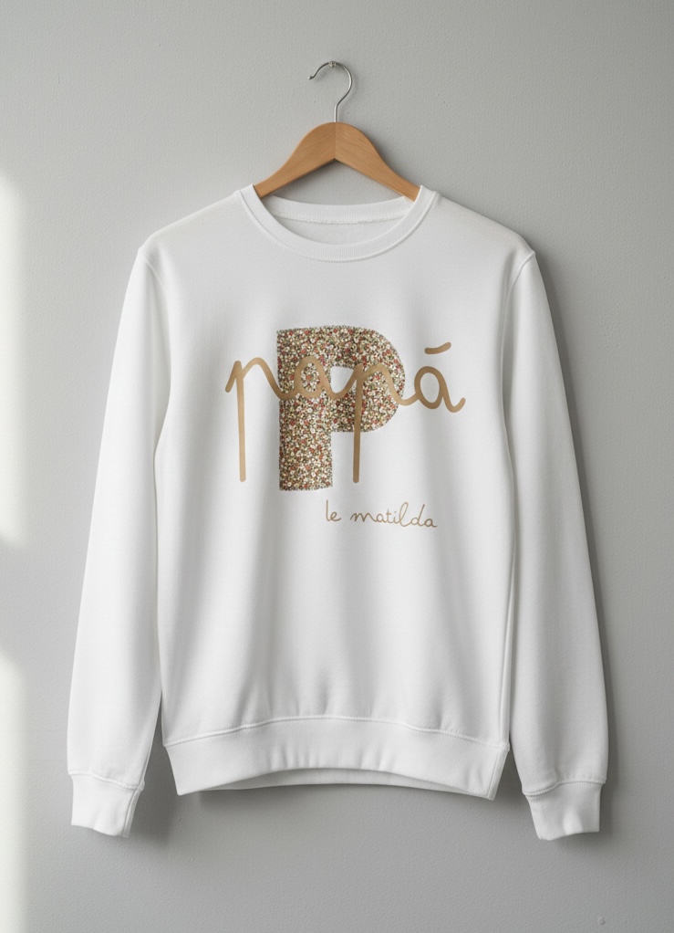 SUDADERA ADULTO PERSONALIZADA PARA PAPÁ, MAMÁ, ABUELOS Y PADRINOS .. - Imagen 8
