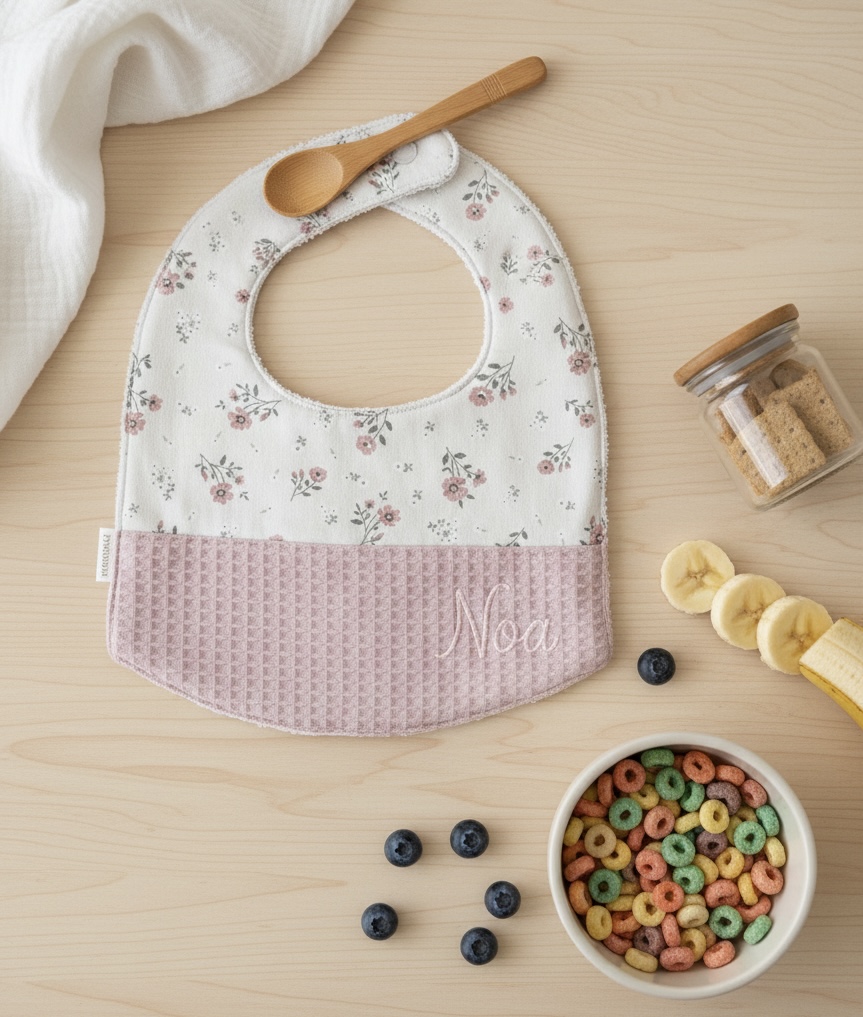 Babero Personalizado · Colección Rosé
