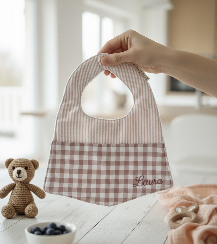 Babero Personalizado · Colección Cherie