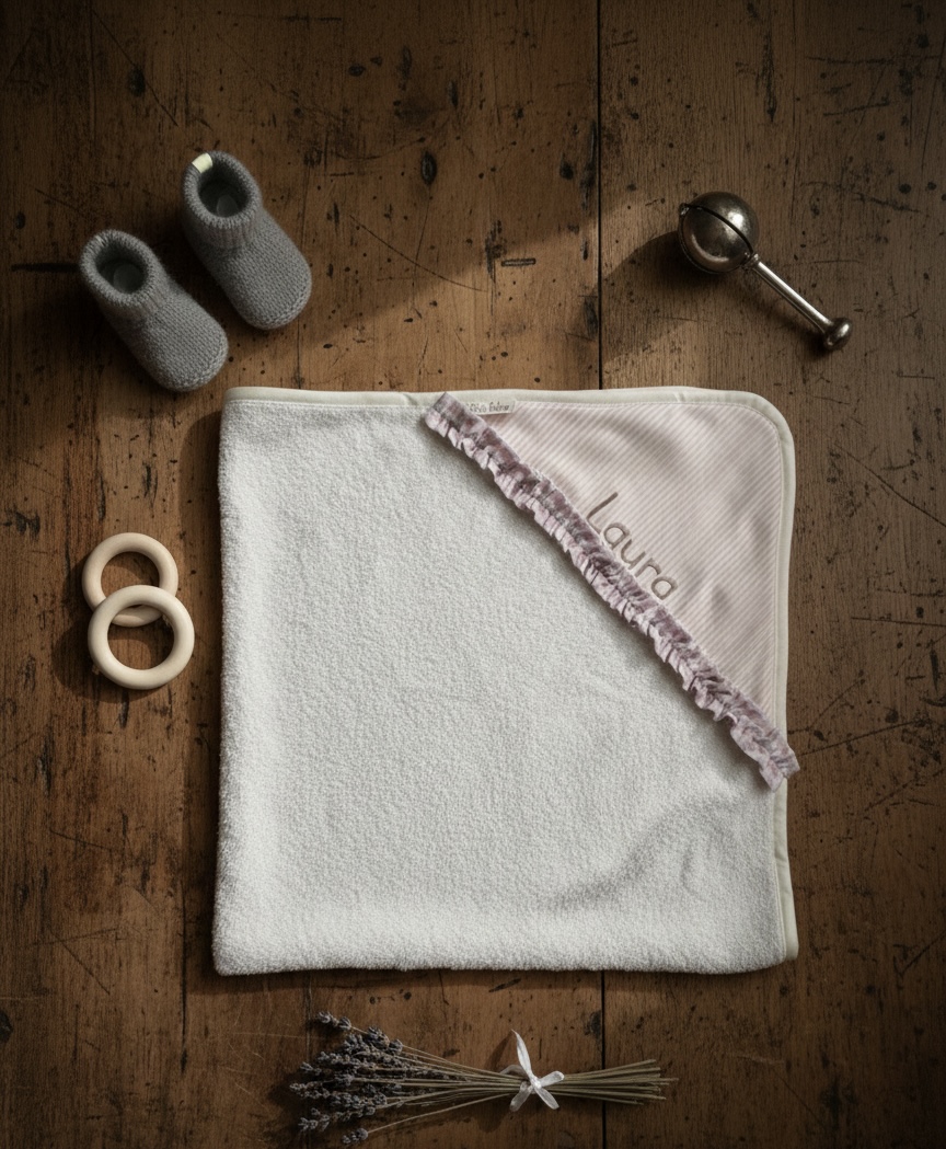 Capa de Baño Bebé Personalizable · Colección Cherie - Imagen 2