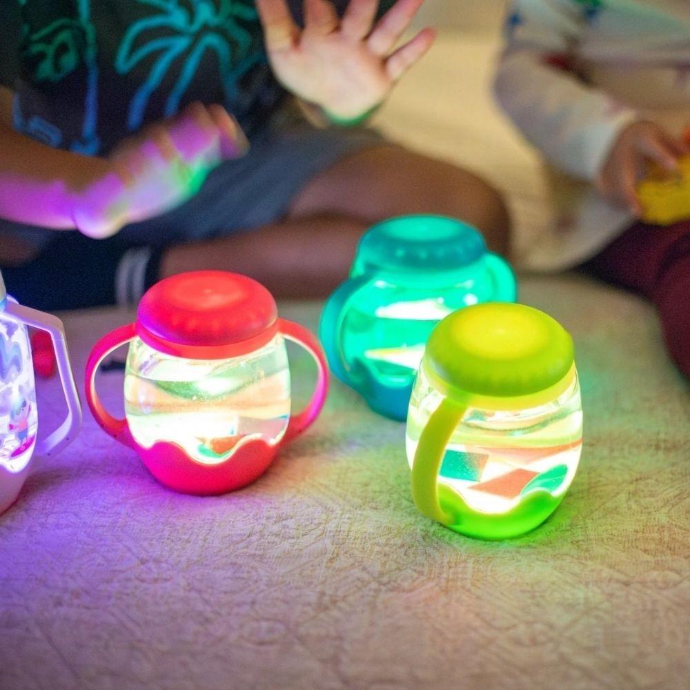 Mini Jarra de Juego Sensorial Verde Glopals - Imagen 6