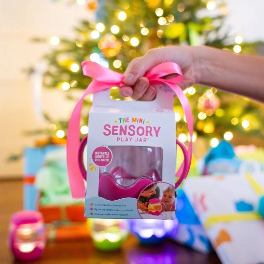 Mini Jarra de Juego Sensorial Rosa Glopals - Imagen 2