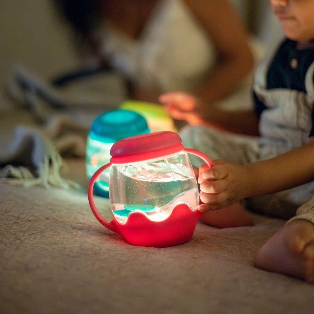 Mini Jarra de Juego Sensorial Rosa Glopals - Imagen 3