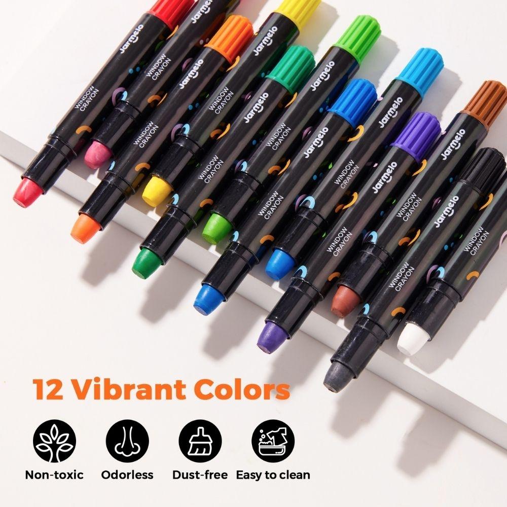 Crayones para cristal, azulejos y papel (12 ud.) - Imagen 3