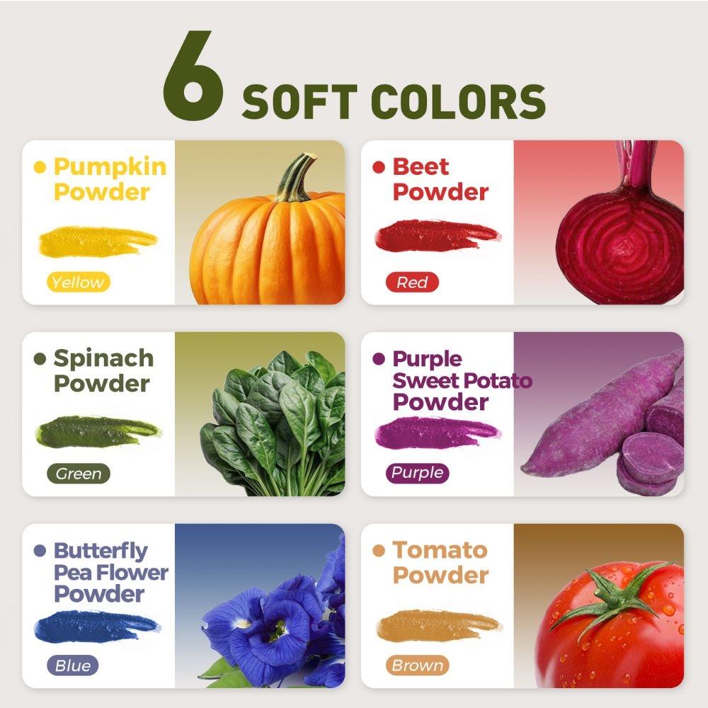 Pintura vegetal en polvo natural (6 colores) - Imagen 5