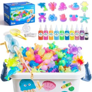Set figuritas de gel 3D en agua