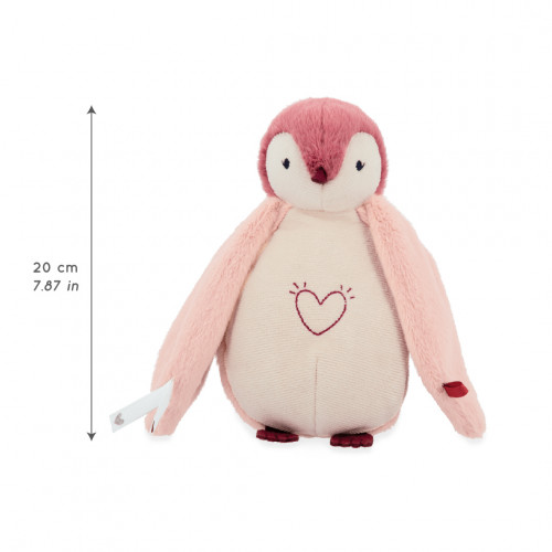 Luz Nocturna Peluche Pingüino Rosa - Imagen 3