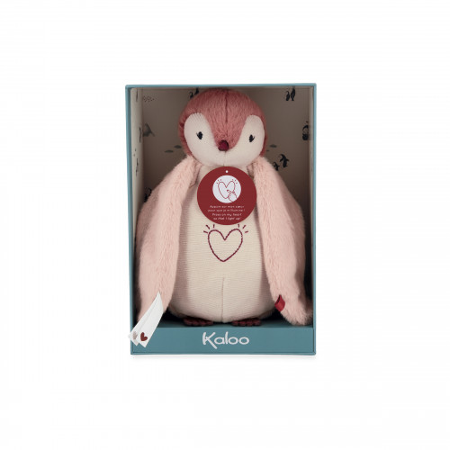 Luz Nocturna Peluche Pingüino Rosa - Imagen 4