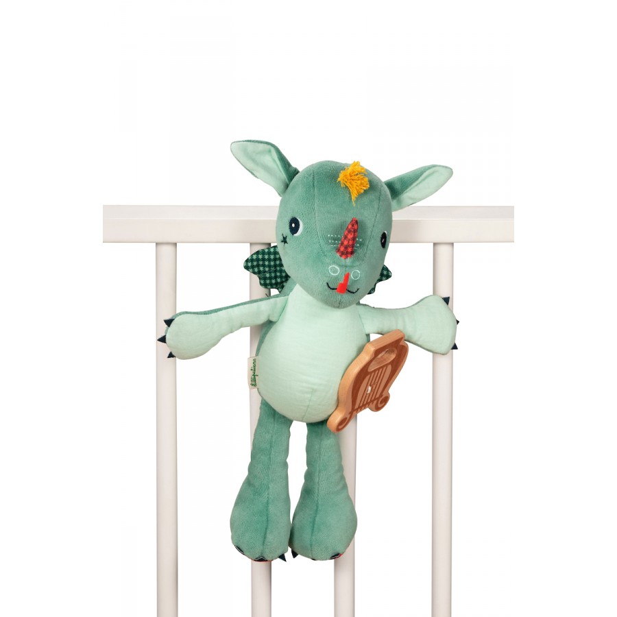 Peluche Musical Joe el Dragón Lilliputiens - Imagen 3