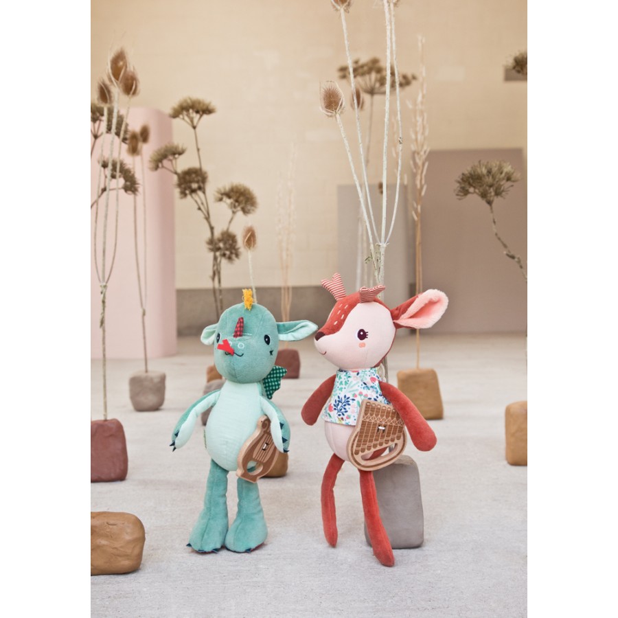 Peluche Musical Joe el Dragón Lilliputiens - Imagen 4