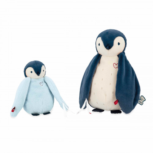 Peluches Pingüino Abrazando Azul - Imagen 2