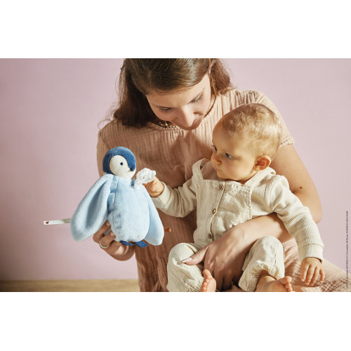 Pingüino de Peluche Besucon Azul - Imagen 3