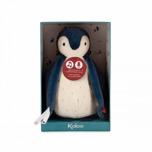 Ruidos Blancos Grabadora de Voz Peluche Pingüino Azul - Imagen 4