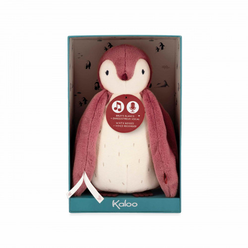 Ruidos Blancos Grabadora de Voz Peluche Pingüino Rosa - Imagen 4