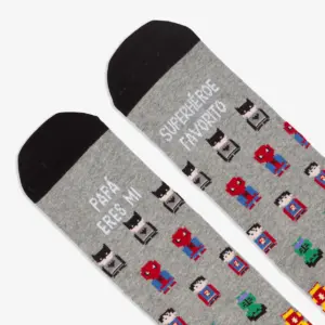 Calcetines "Papá, eres mi superhéroe favorito" T 42-46