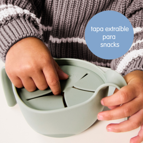 Dispensador merienda 3 en 1 Sip + Snack - Sage - Imagen 5