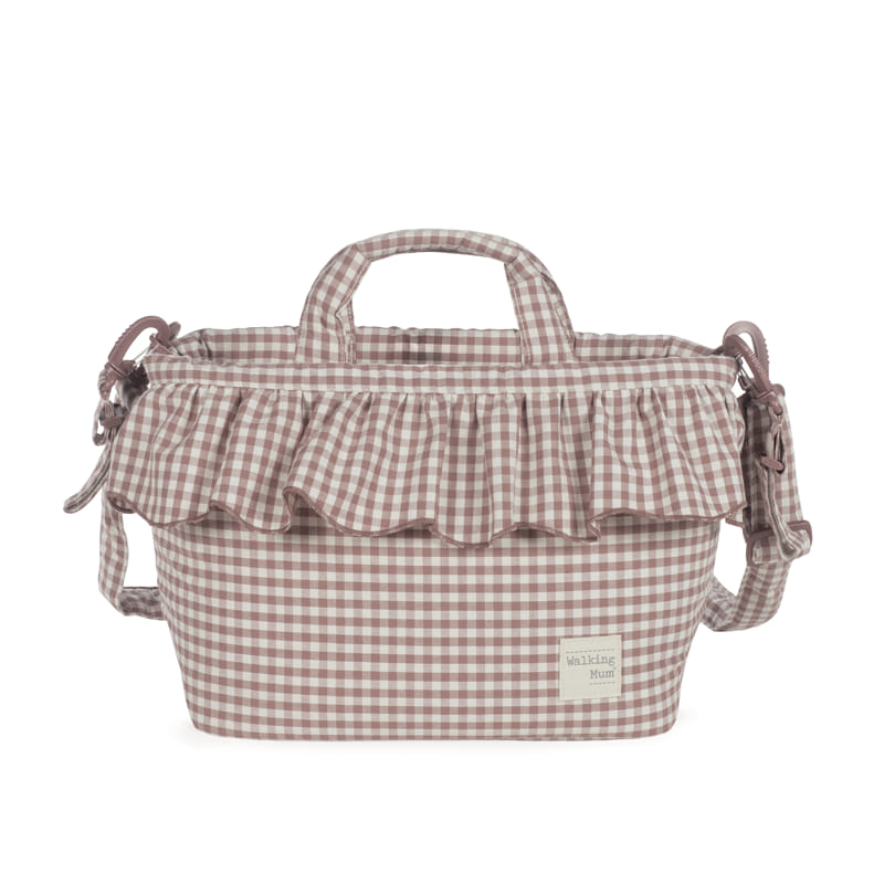 Bolsa Canastilla Praliné Vichy Moka - Imagen 3