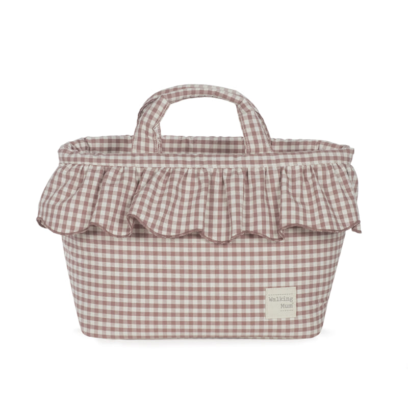 Bolsa Canastilla Praliné Vichy Moka - Imagen 4