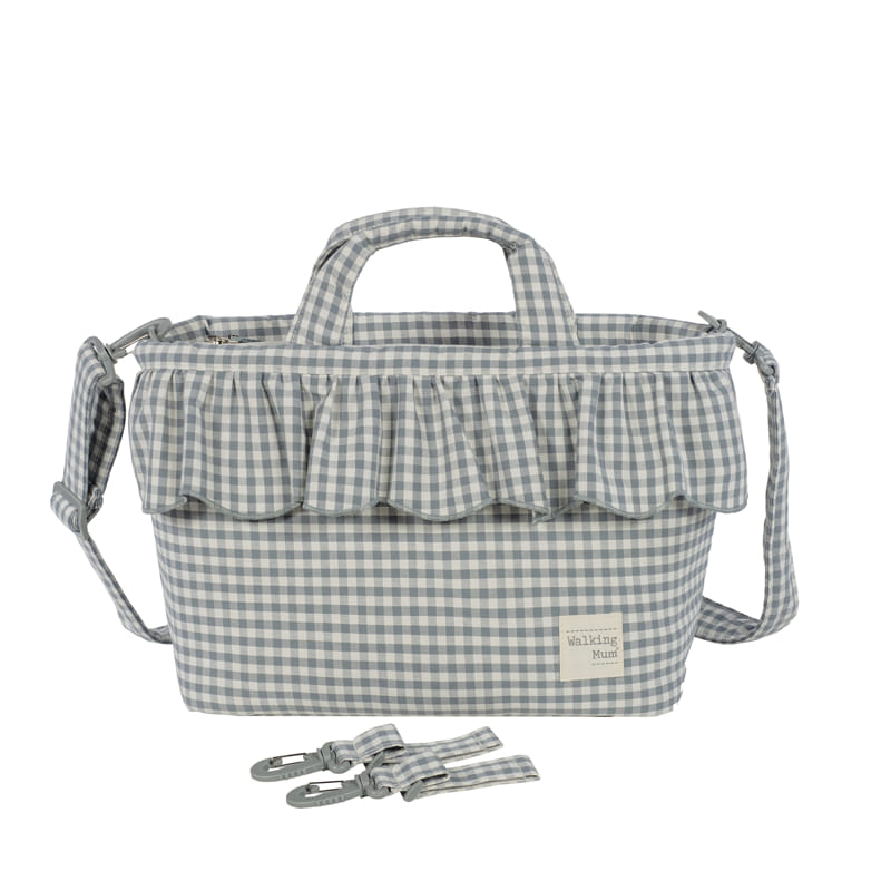 Bolsa Canastilla Praliné Vichy Matcha - Imagen 2