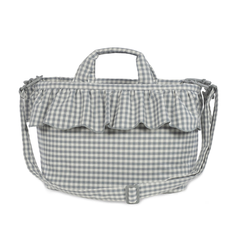 Bolsa Canastilla Praliné Vichy Matcha - Imagen 6