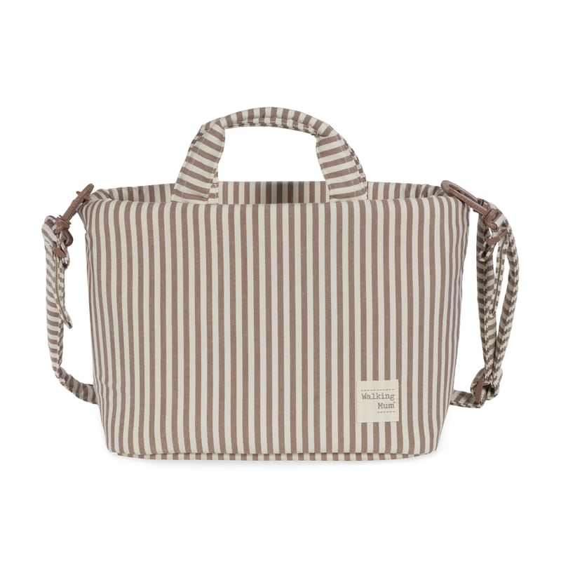 Bolsa Canastilla Praliné Rayas Moka - Imagen 3